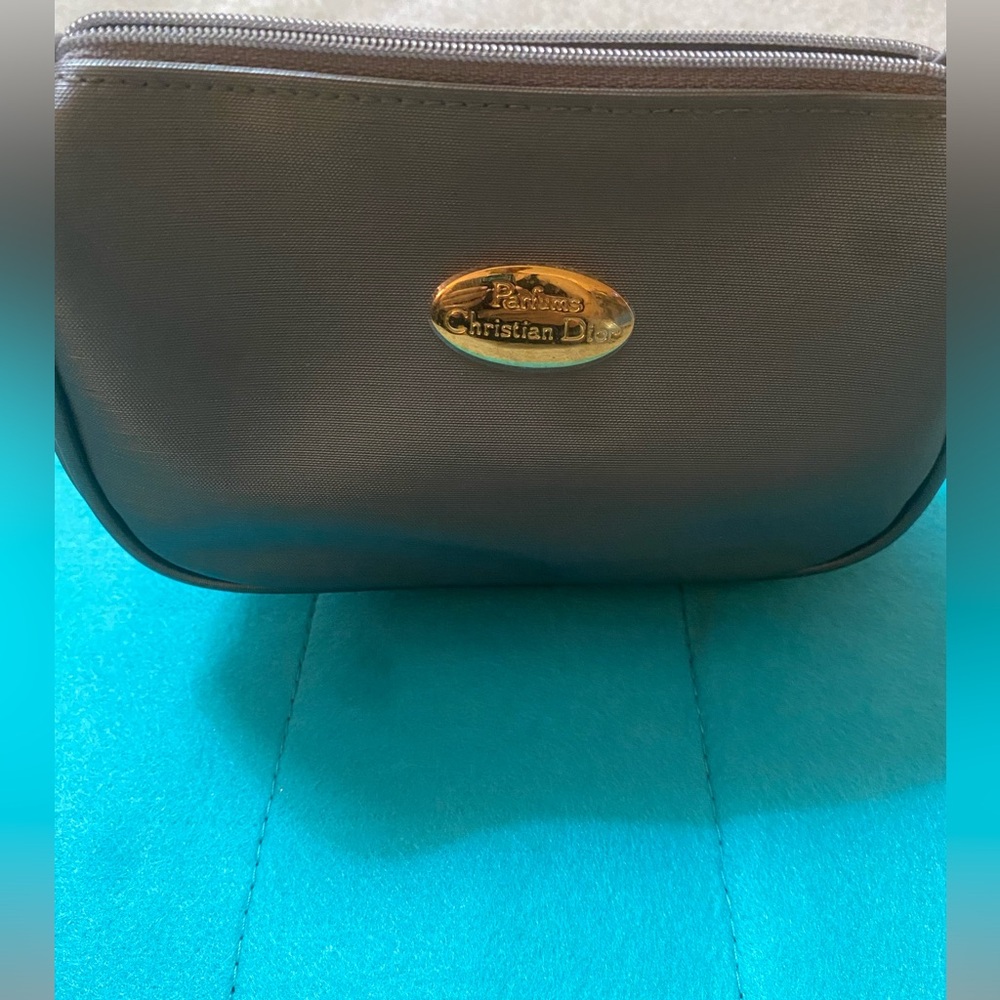 Christian Dior Grey small makeup Pouch